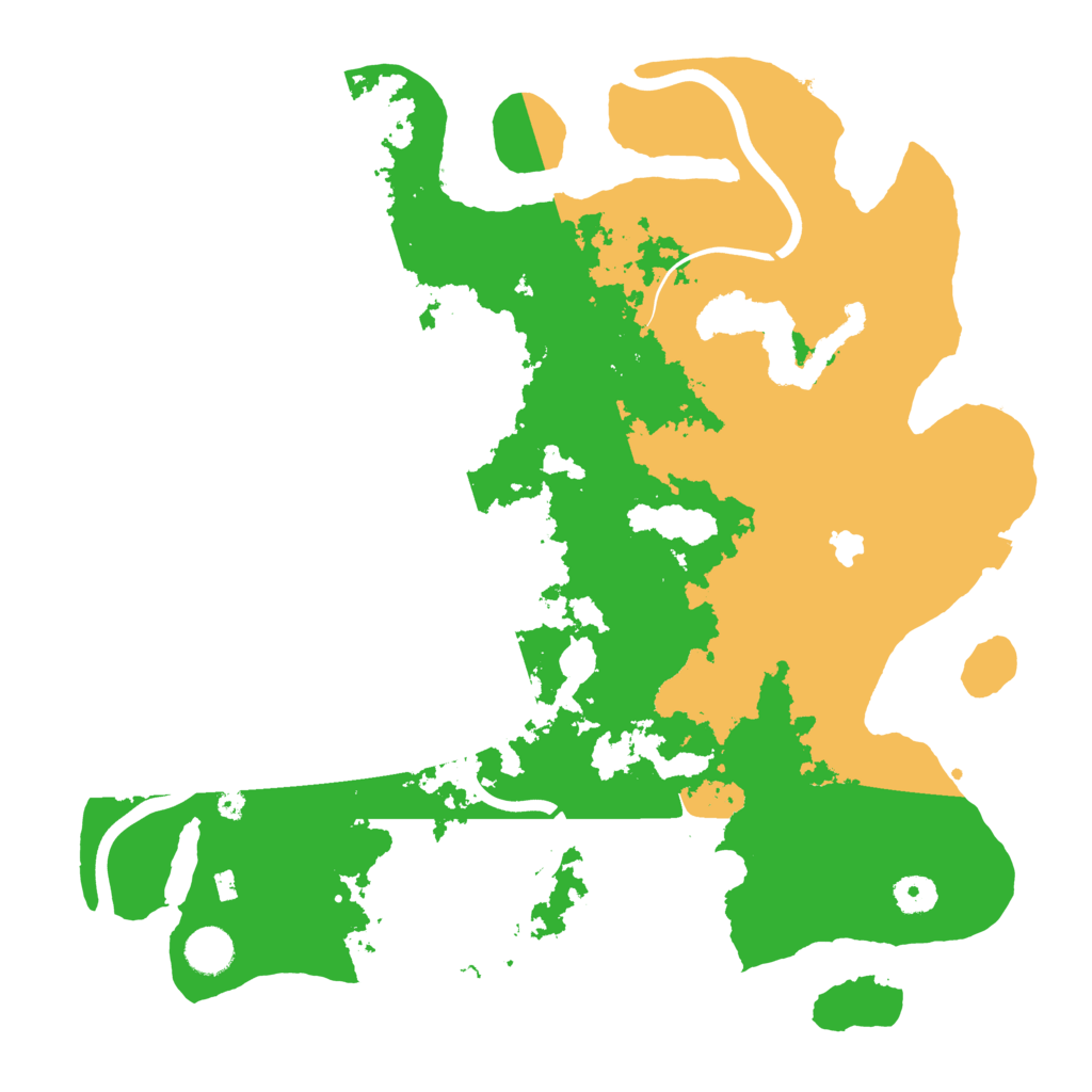 Biome Rust Map: Procedural Map, Size: 4000, Seed: 1314105