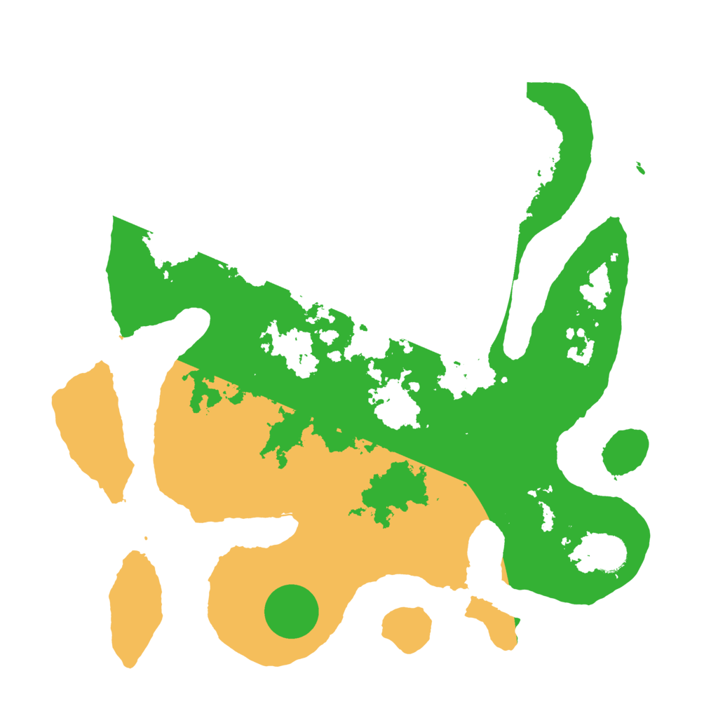 Biome Rust Map: Barren, Size: 3500, Seed: 4690112