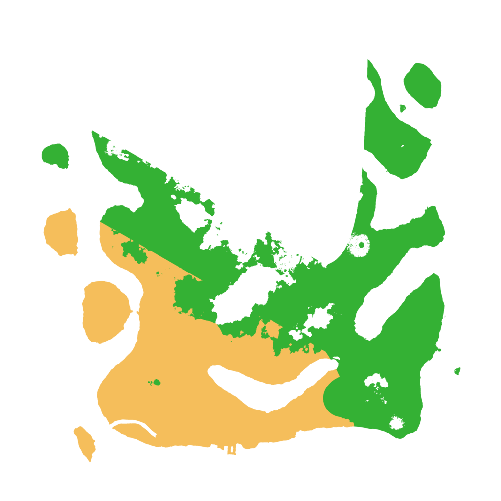 Biome Rust Map: Procedural Map, Size: 3500, Seed: 4840933