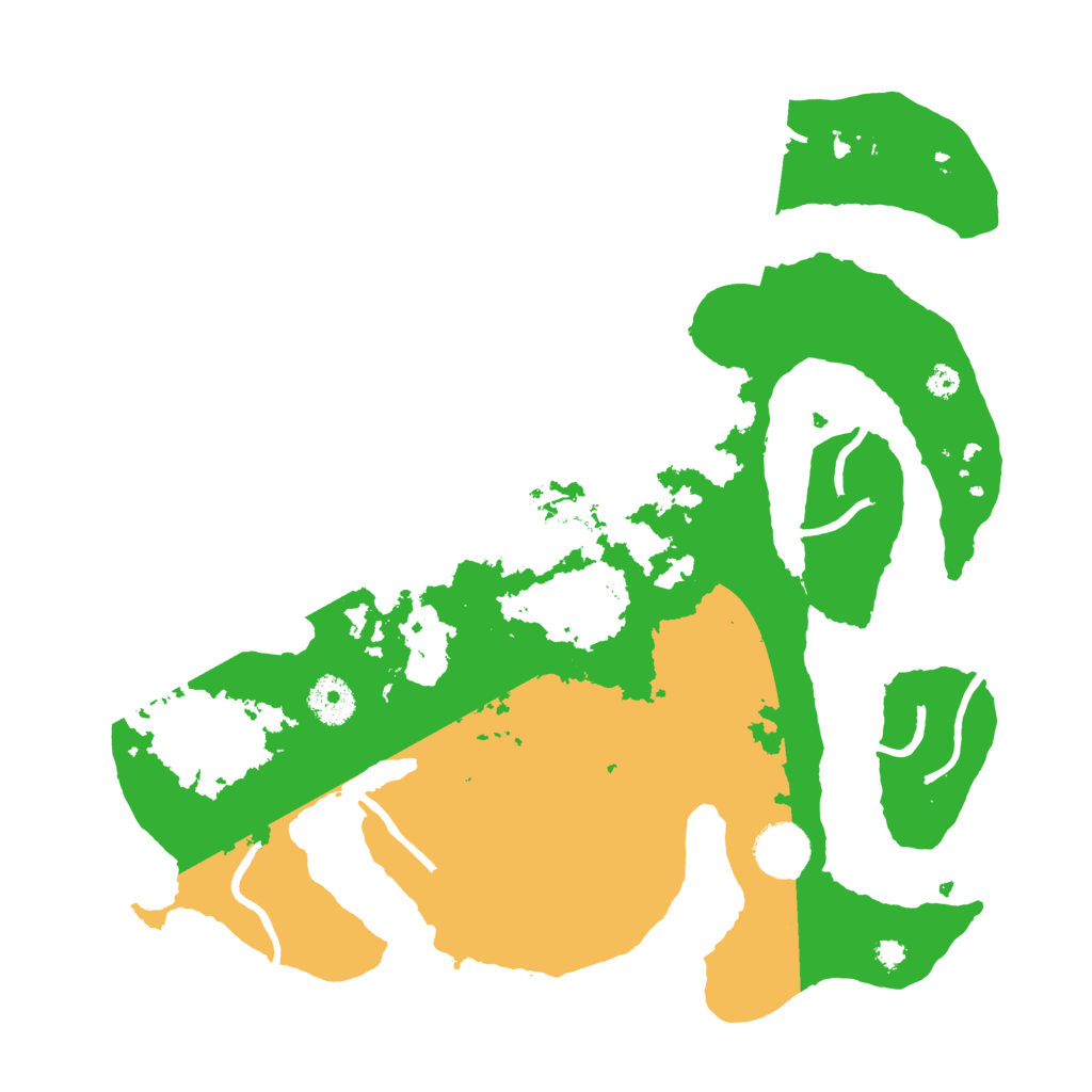 Biome Rust Map: Procedural Map, Size: 3500, Seed: 6180292