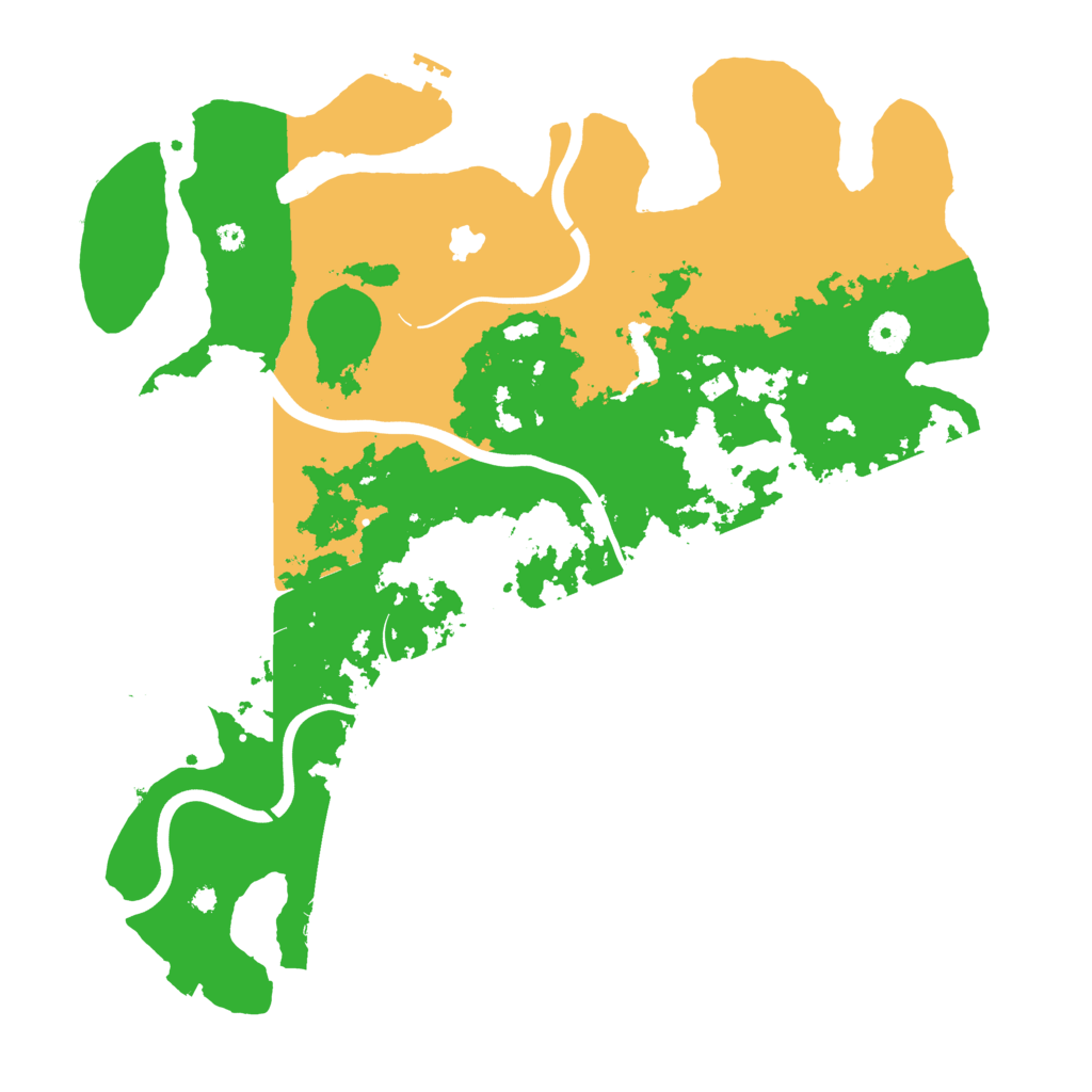 Biome Rust Map: Procedural Map, Size: 4000, Seed: 2229299
