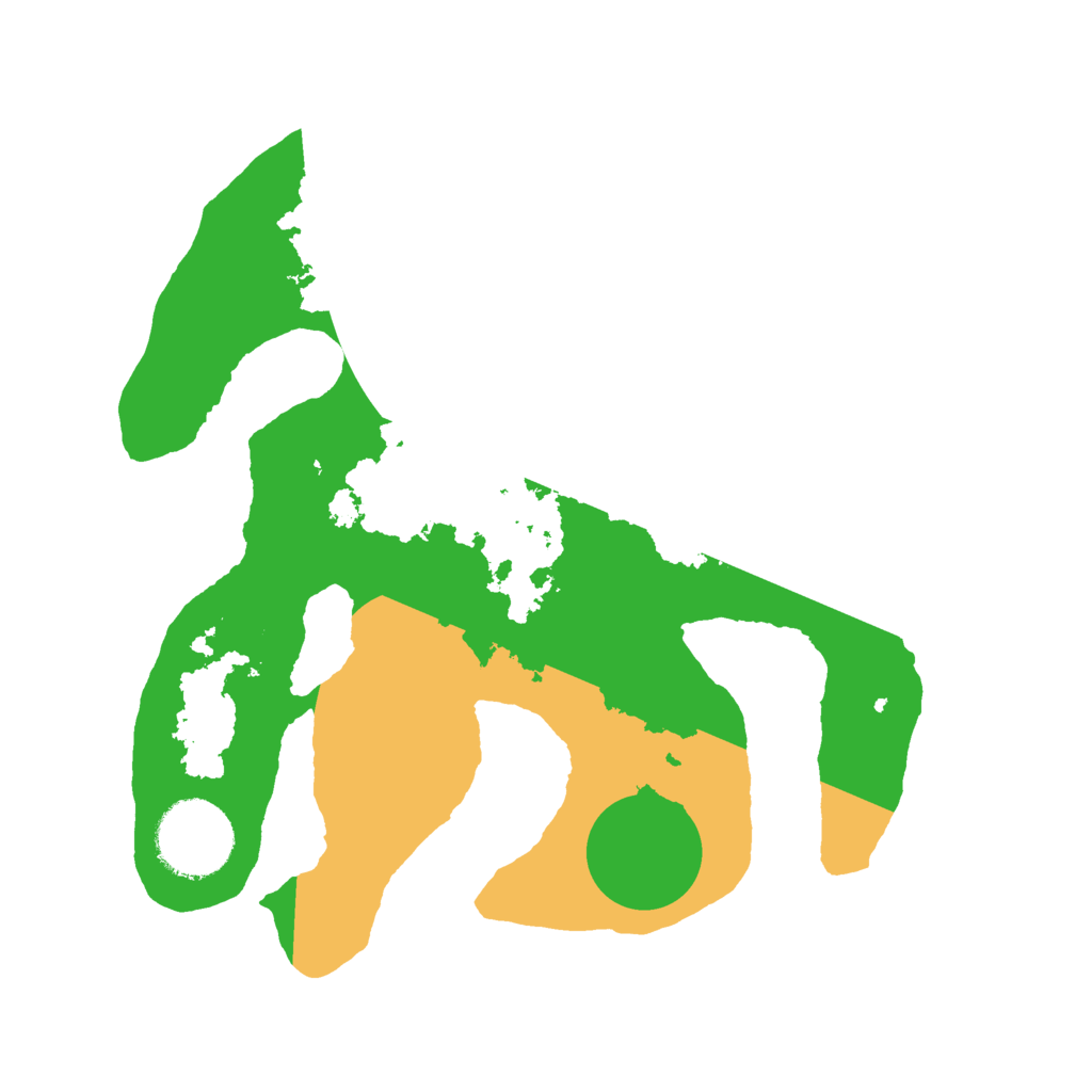 Biome Rust Map: Barren, Size: 2500, Seed: 475167