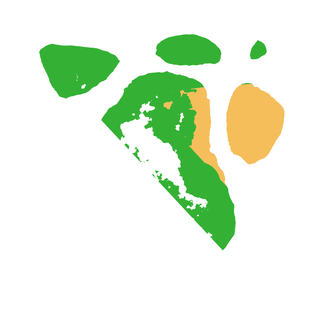 Biome Rust Map: Barren, Size: 2500, Seed: 3879435