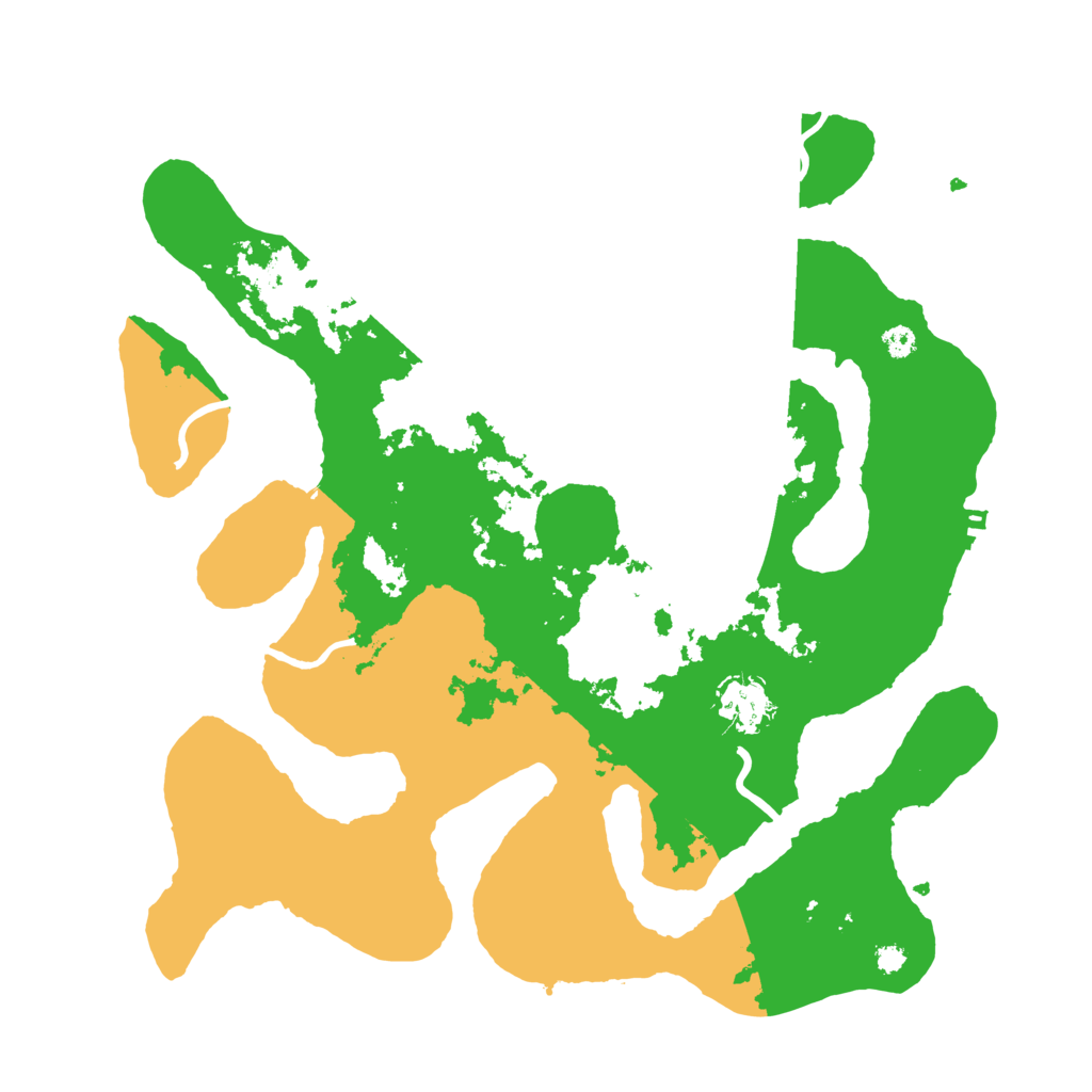 Biome Rust Map: Procedural Map, Size: 3500, Seed: 4644637