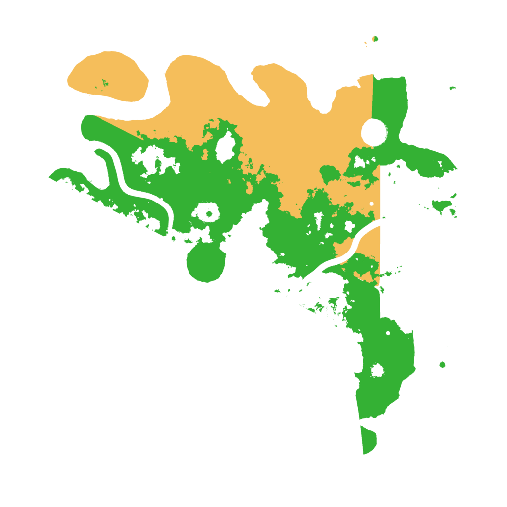 Biome Rust Map: Procedural Map, Size: 3500, Seed: 2786323