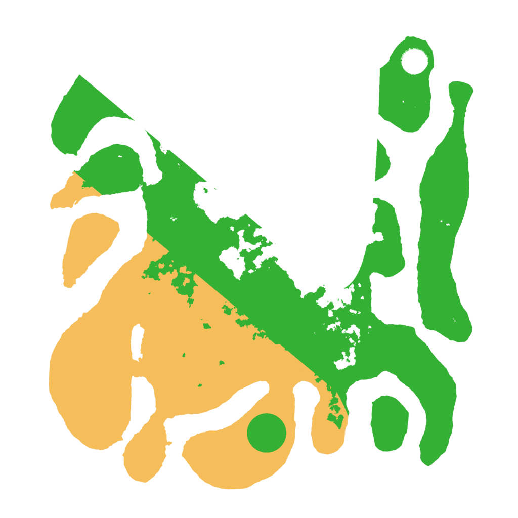 Biome Rust Map: Barren, Size: 3500, Seed: 4826812