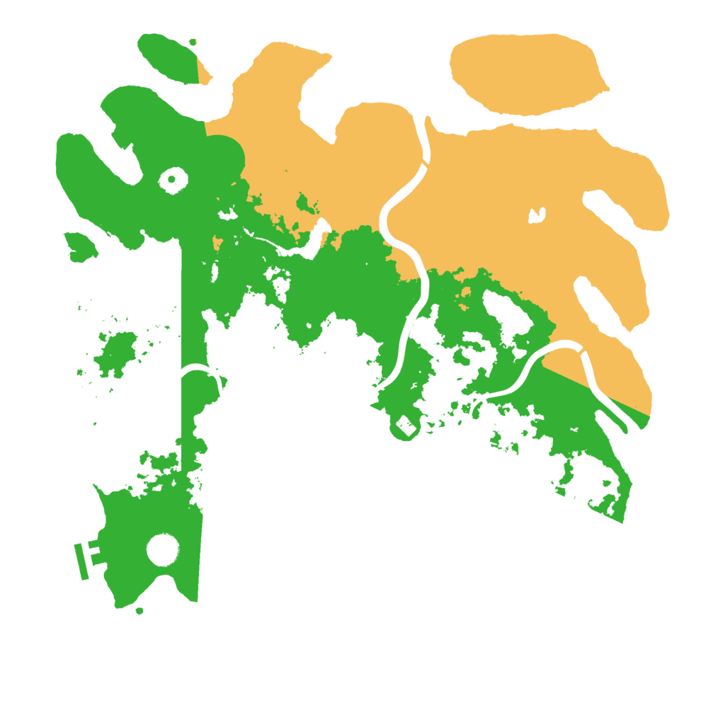 Biome Rust Map: Procedural Map, Size: 4000, Seed: 2450025