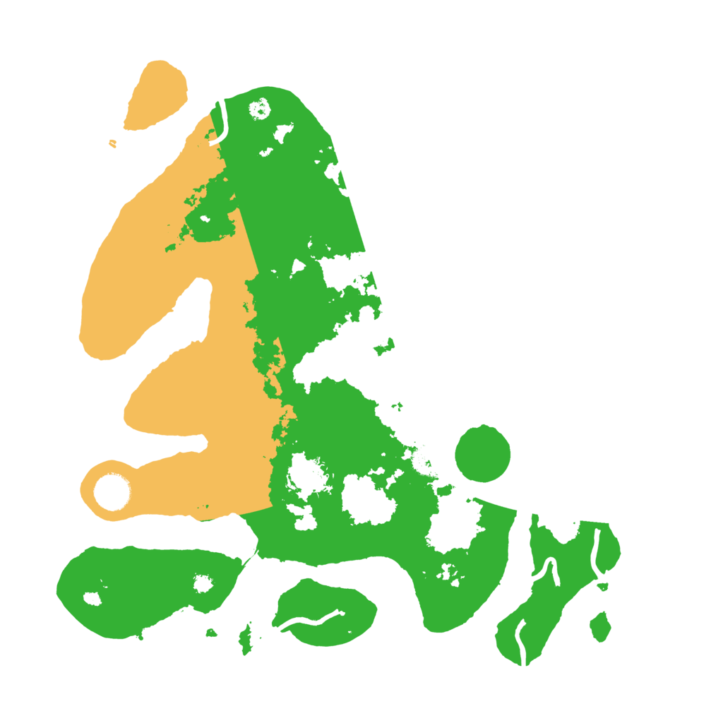 Biome Rust Map: Procedural Map, Size: 3500, Seed: 6146796