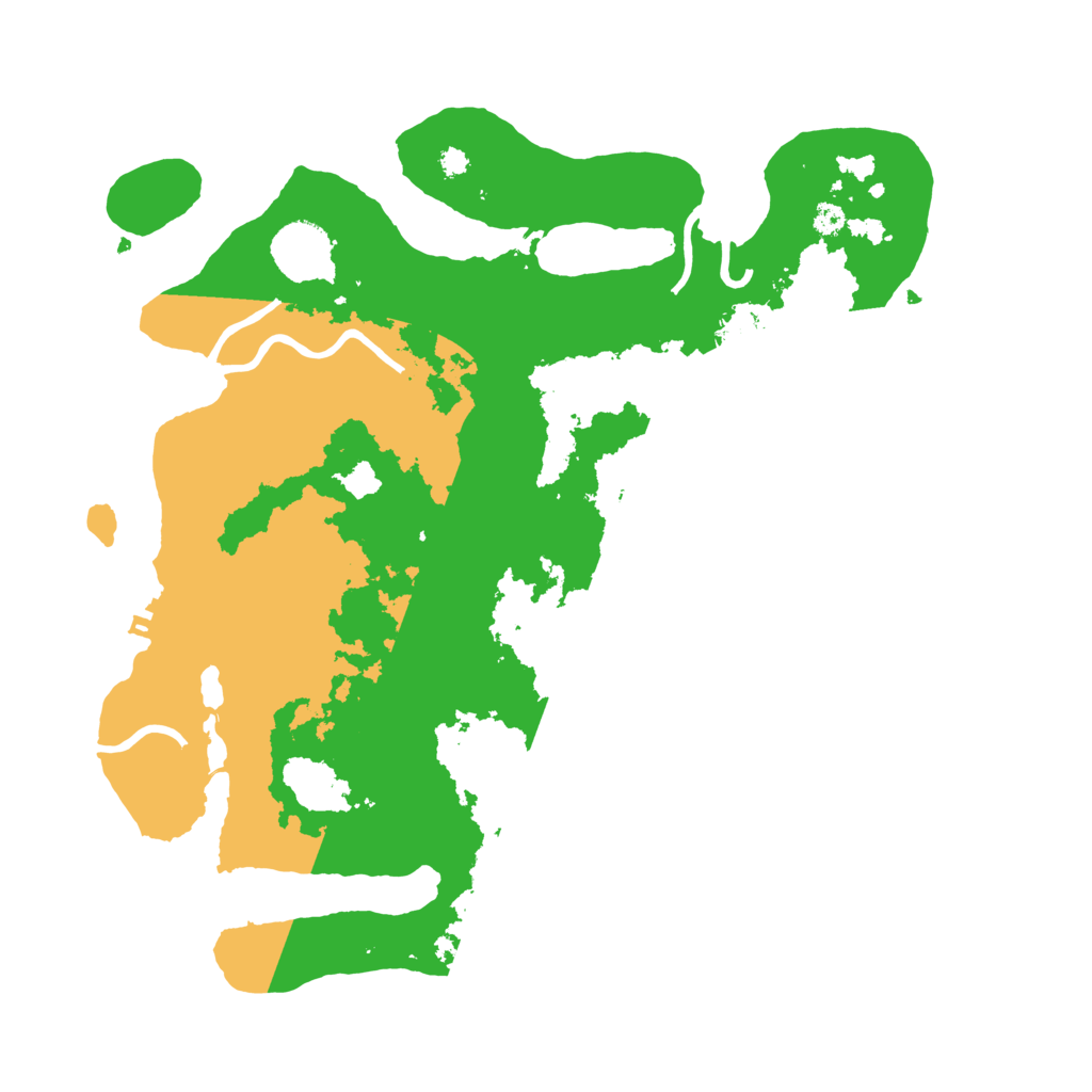Biome Rust Map: Procedural Map, Size: 3500, Seed: 2796449