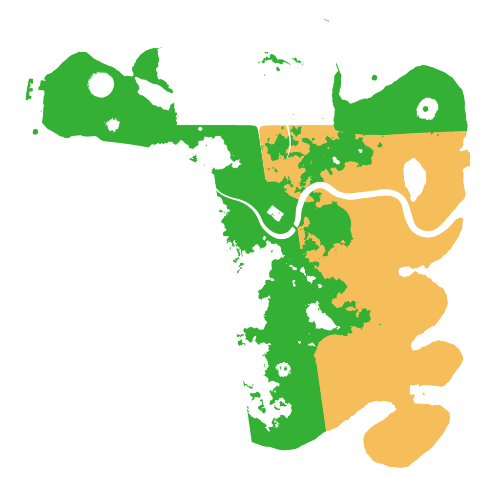 Biome Rust Map: Procedural Map, Size: 3500, Seed: 3827783