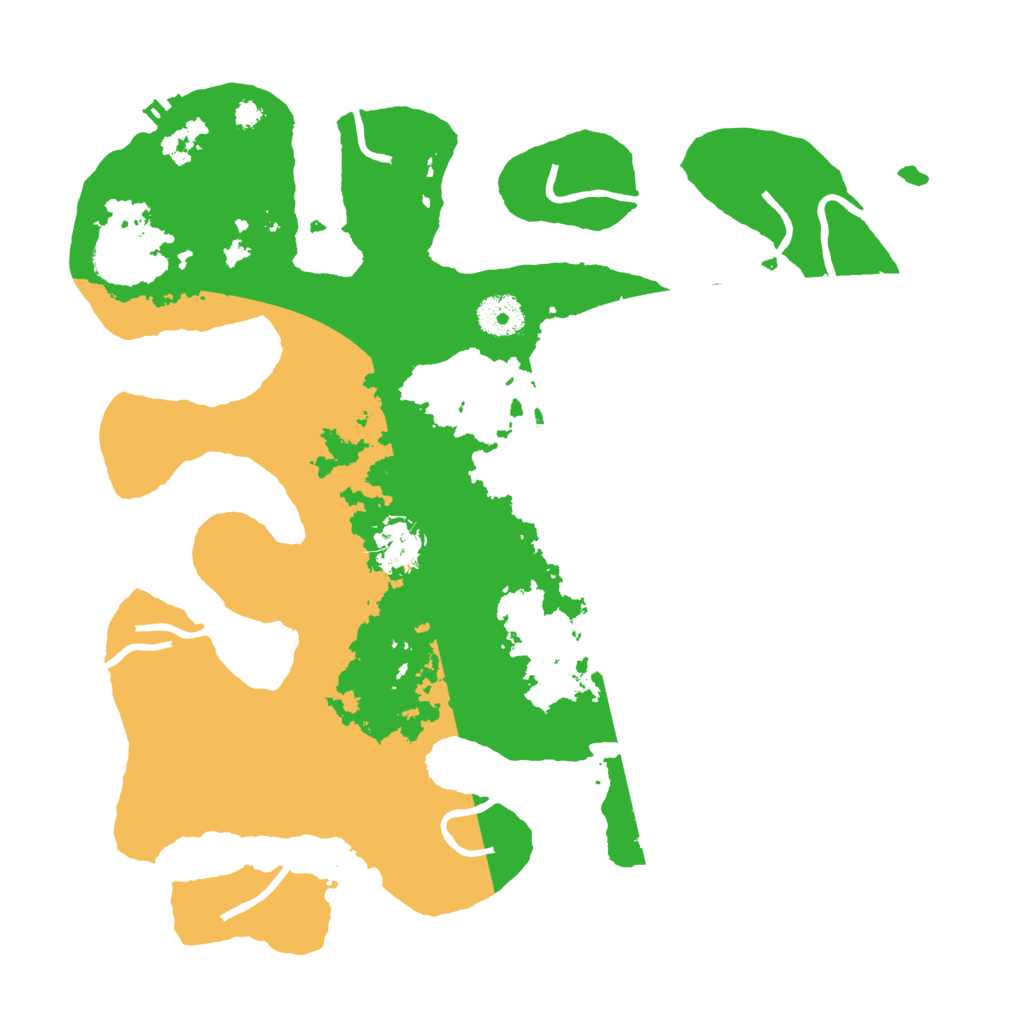 Biome Rust Map: Procedural Map, Size: 3500, Seed: 6205822