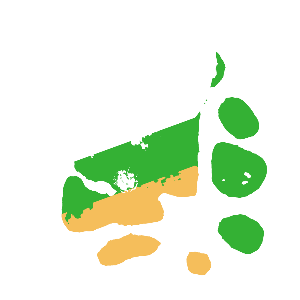 Biome Rust Map: Barren, Size: 2500, Seed: 6256345