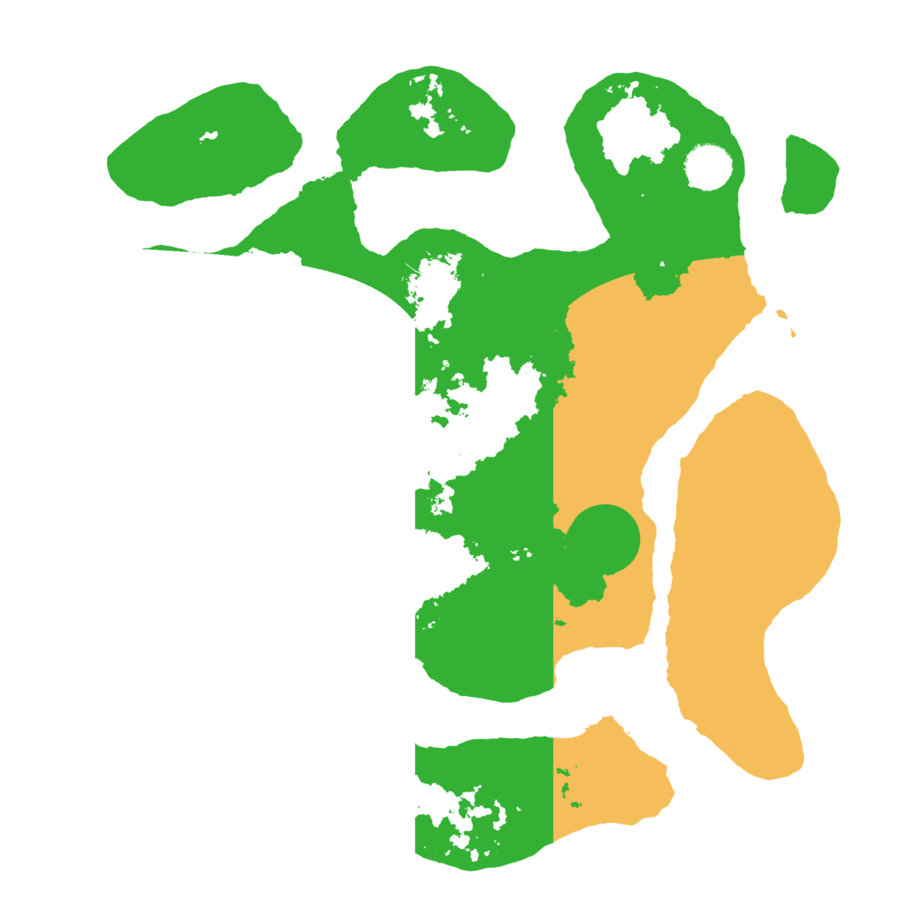 Biome Rust Map: Barren, Size: 3500, Seed: 2697802