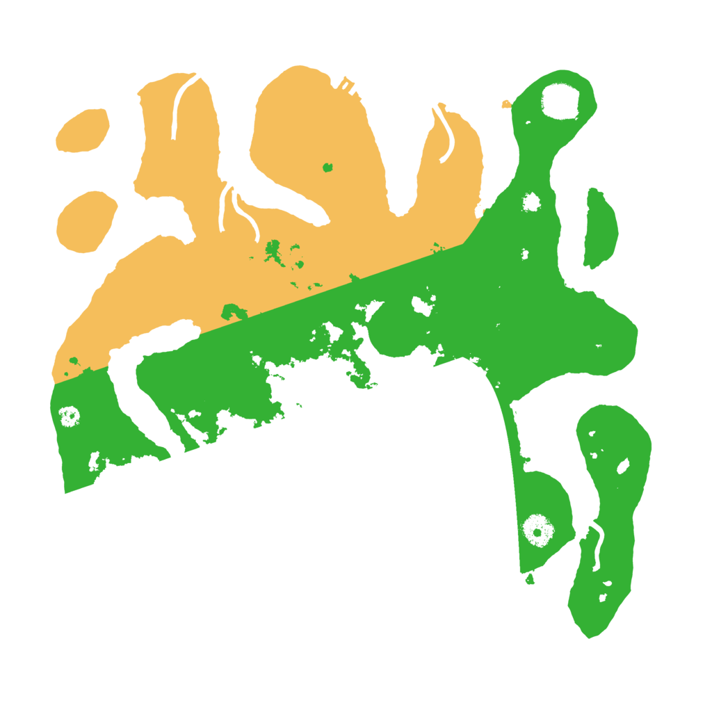 Biome Rust Map: Procedural Map, Size: 3500, Seed: 1096636