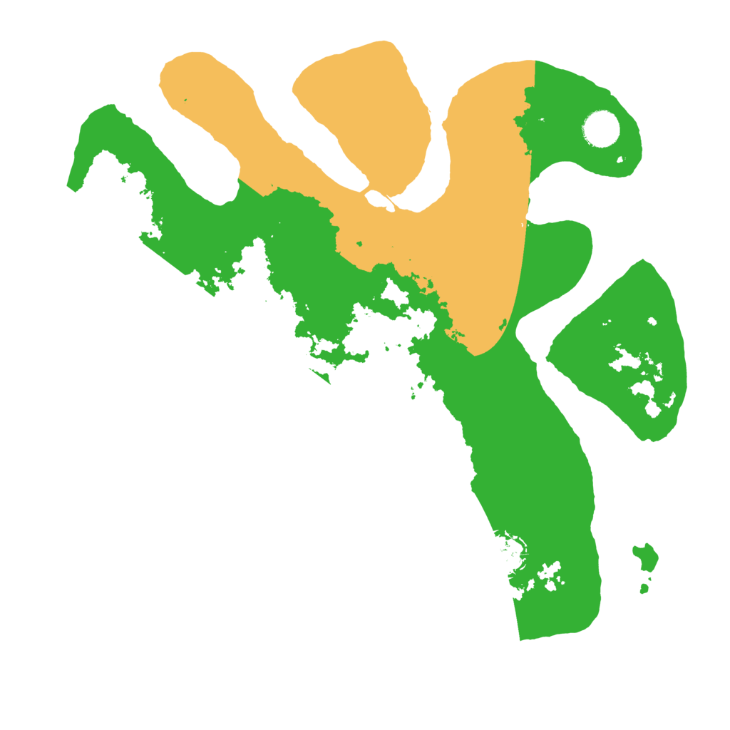 Biome Rust Map: Barren, Size: 3500, Seed: 3388819