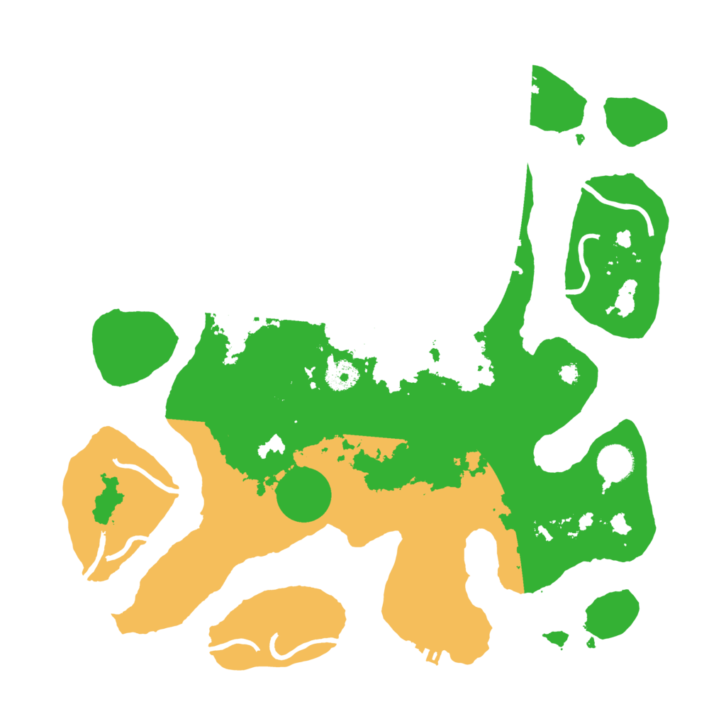 Biome Rust Map: Procedural Map, Size: 3500, Seed: 1059075