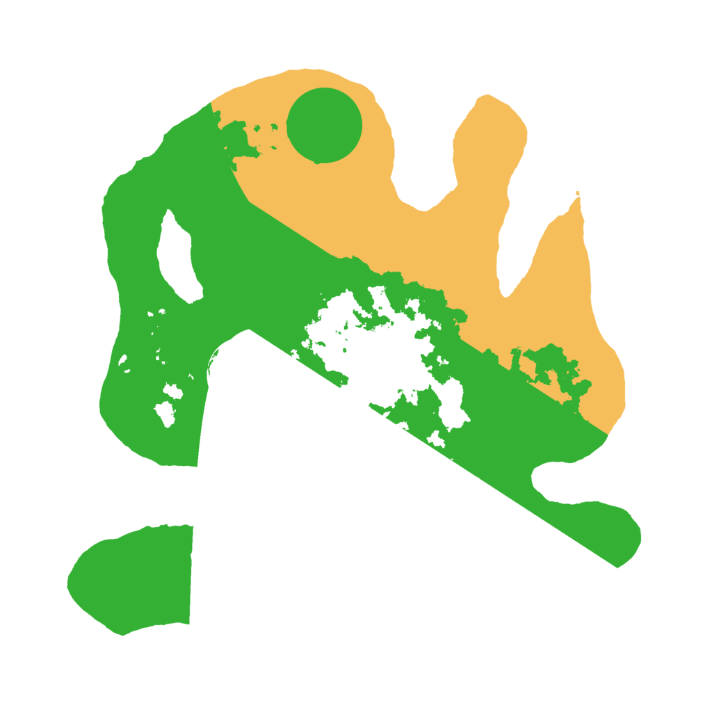 Biome Rust Map: Barren, Size: 2500, Seed: 340717