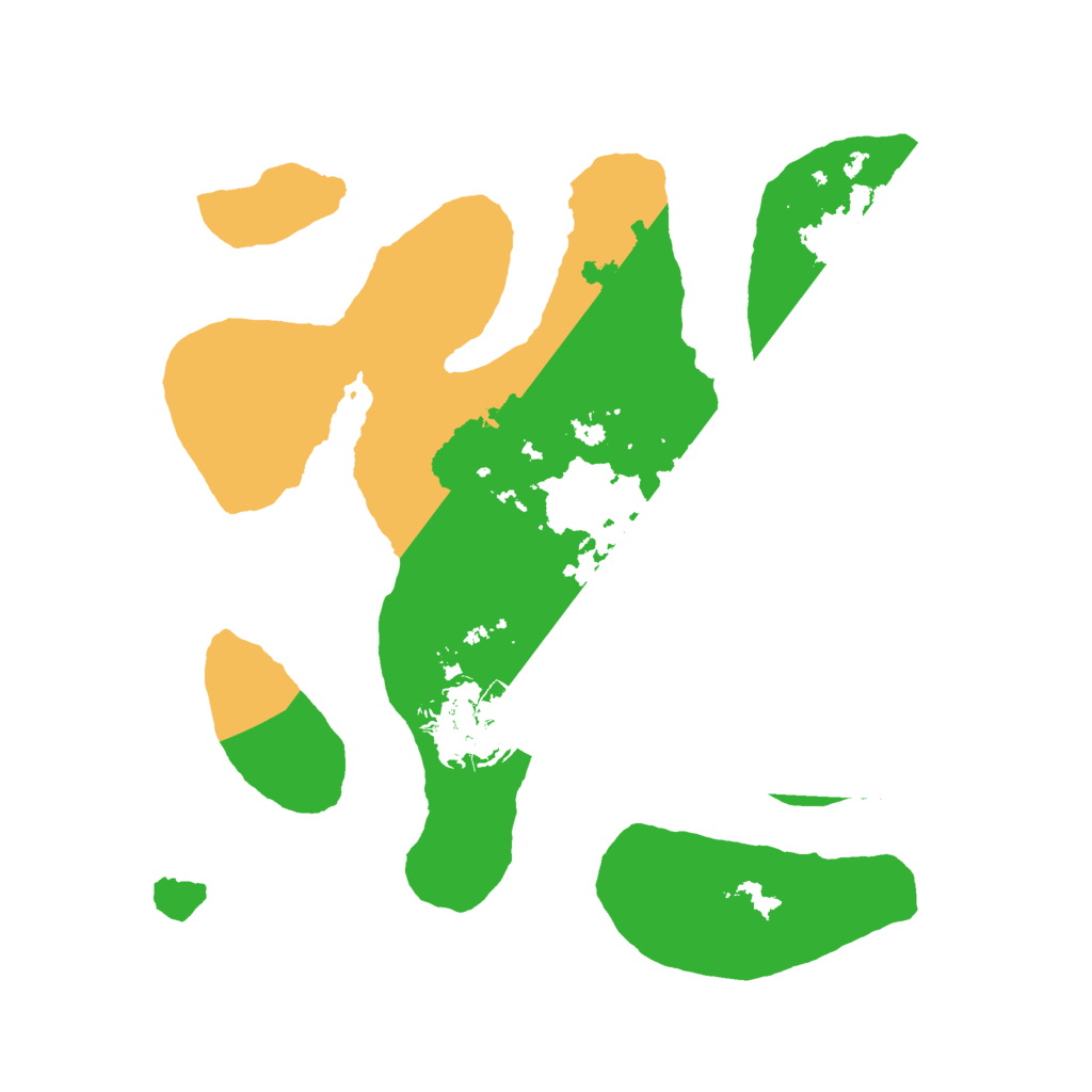 Biome Rust Map: Barren, Size: 2500, Seed: 1142536