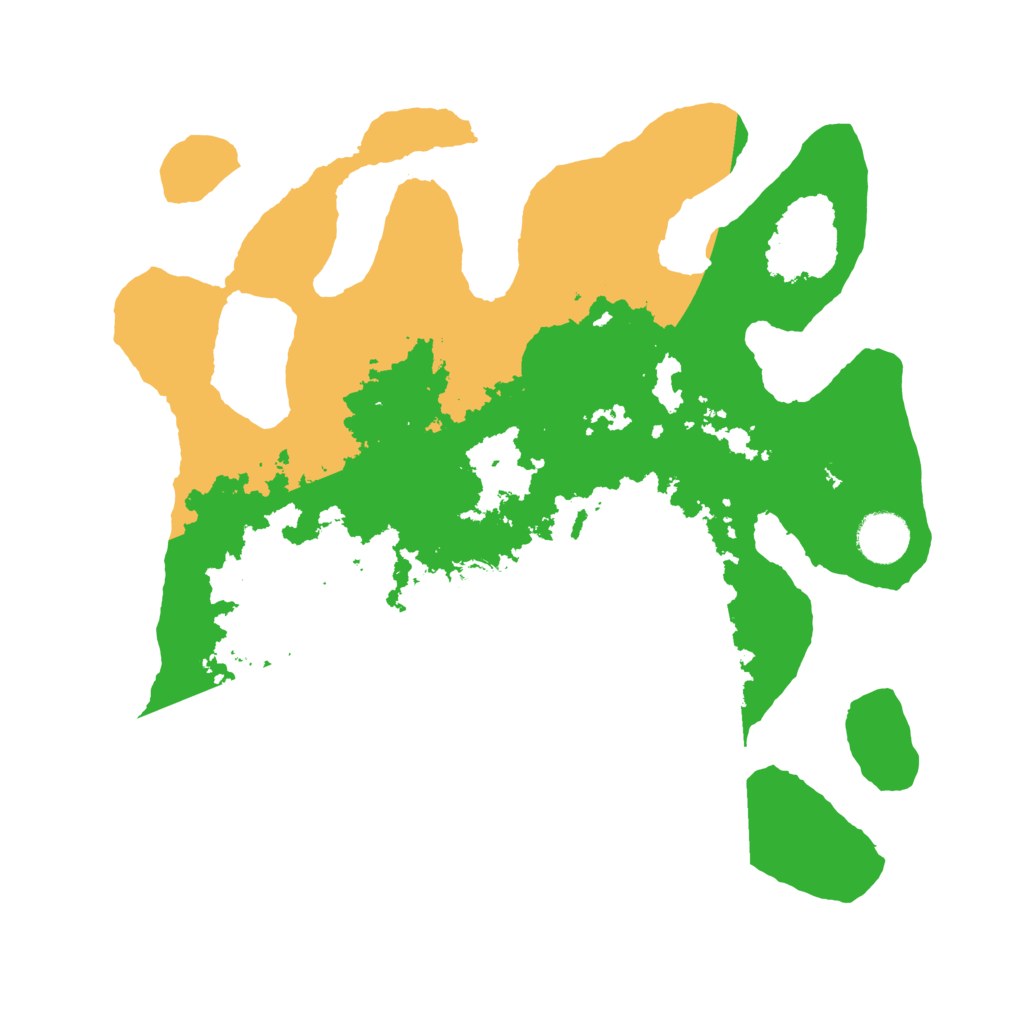 Biome Rust Map: Barren, Size: 3500, Seed: 1858960