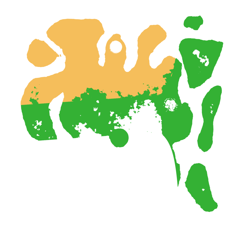 Biome Rust Map: Barren, Size: 3500, Seed: 4364226