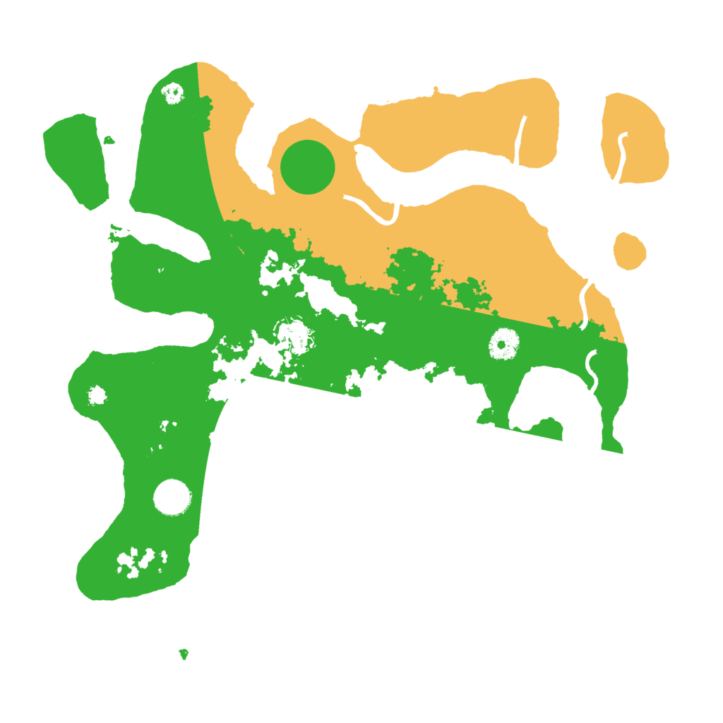 Biome Rust Map: Procedural Map, Size: 3500, Seed: 3802423