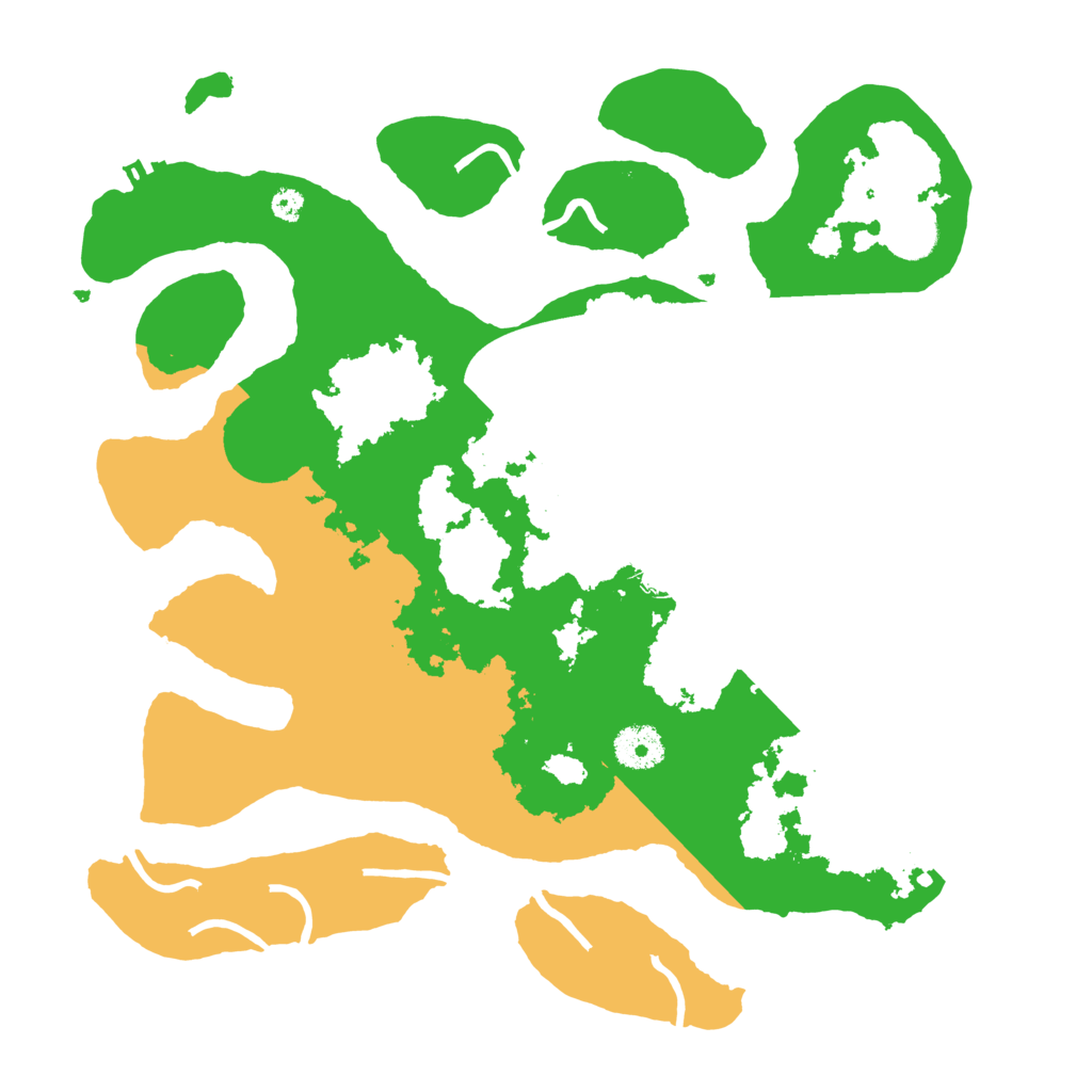 Biome Rust Map: Procedural Map, Size: 3500, Seed: 1792843349