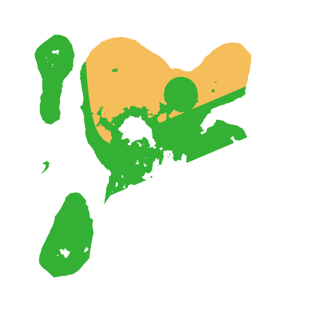 Biome Rust Map: Barren, Size: 2500, Seed: 3387336