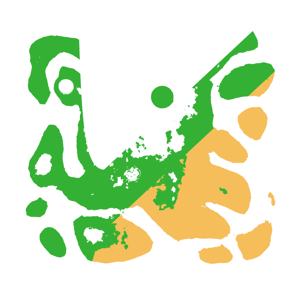 Biome Rust Map: Barren, Size: 3500, Seed: 126767