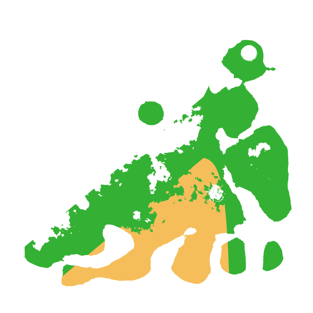 Biome Rust Map: Barren, Size: 3500, Seed: 2774811