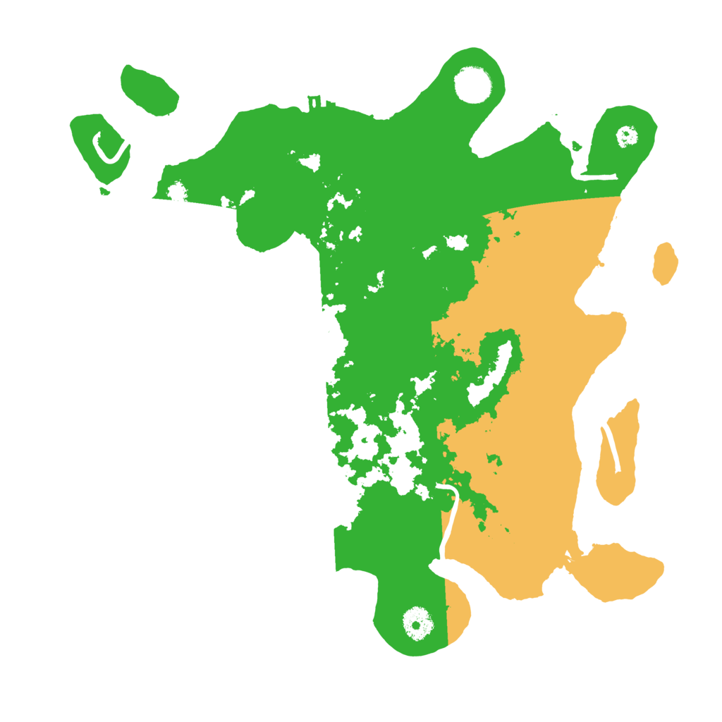 Biome Rust Map: Procedural Map, Size: 3500, Seed: 4445639