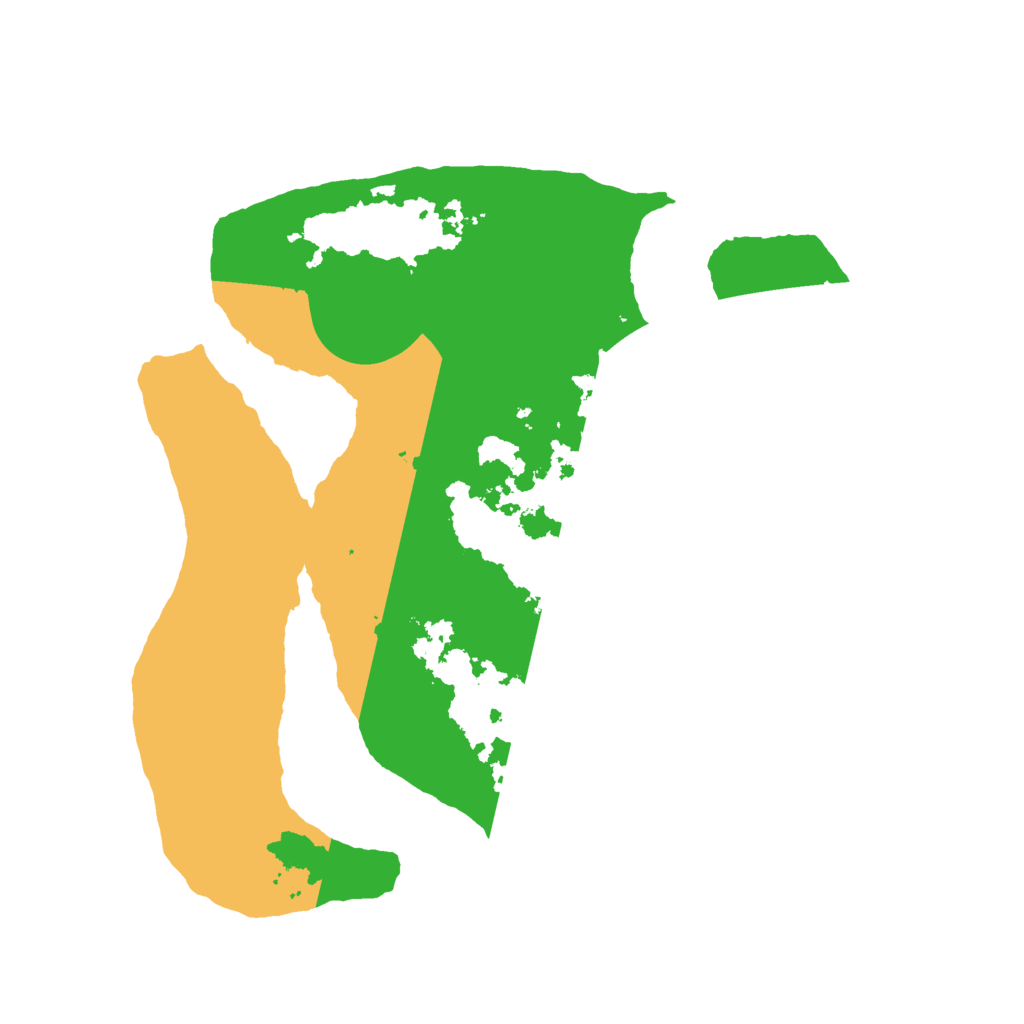 Biome Rust Map: Barren, Size: 2500, Seed: 4796153