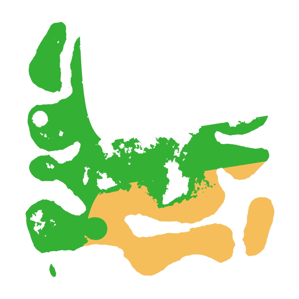 Biome Rust Map: Barren, Size: 3500, Seed: 2141761