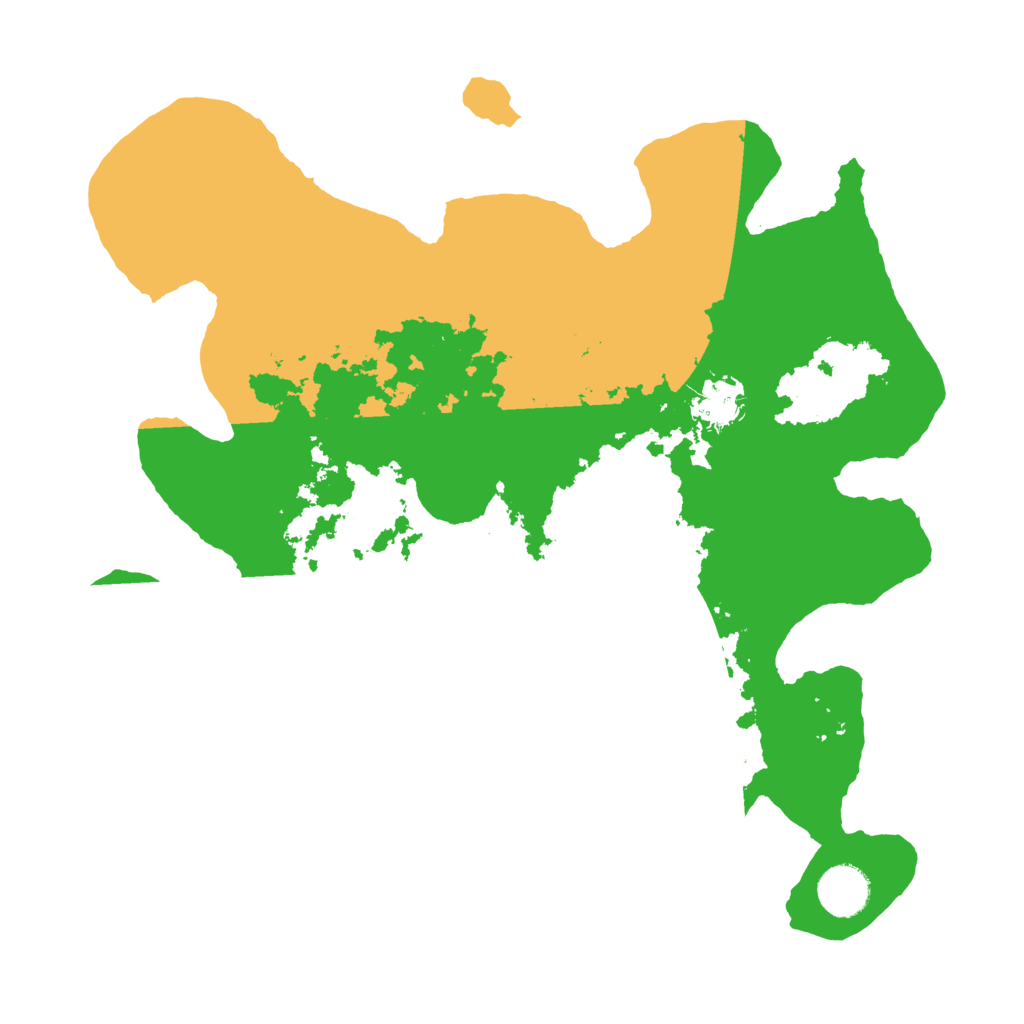 Biome Rust Map: Barren, Size: 3500, Seed: 5421348