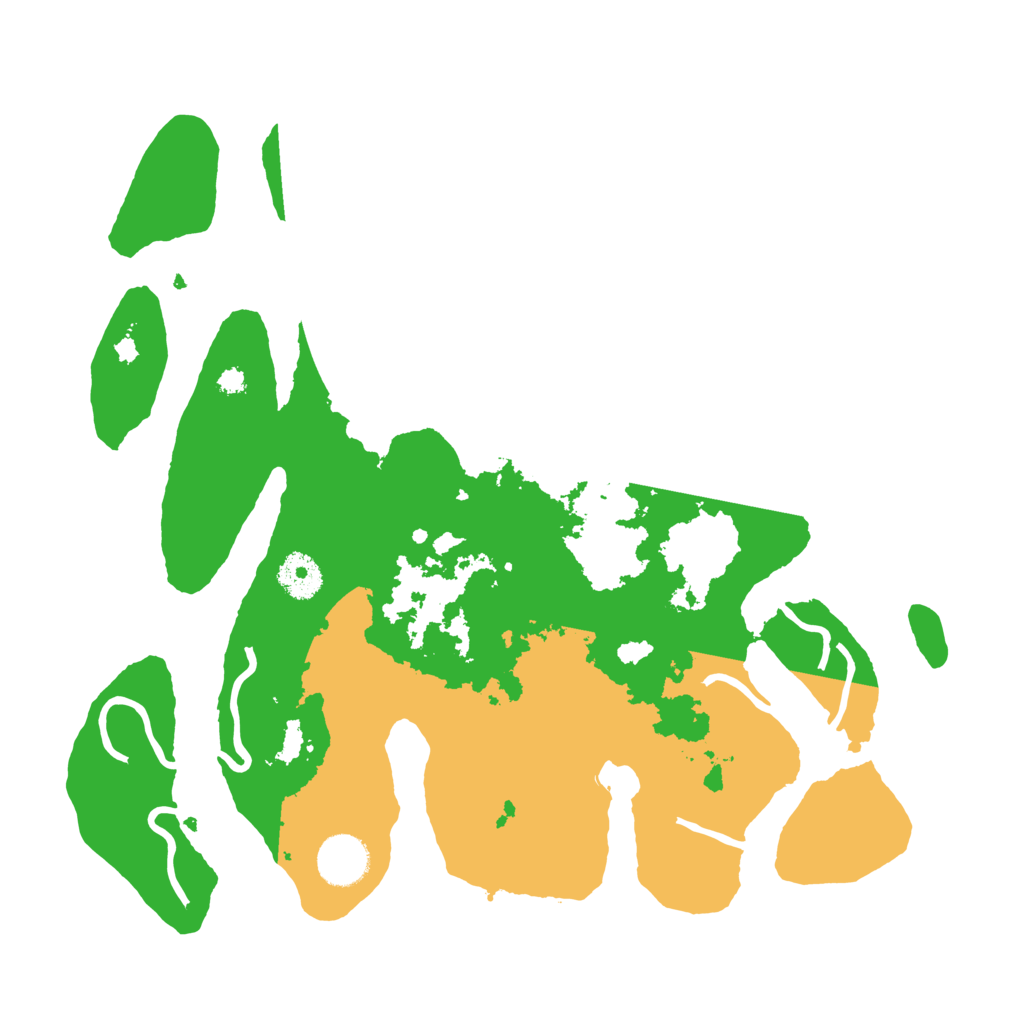Biome Rust Map: Procedural Map, Size: 3500, Seed: 422086