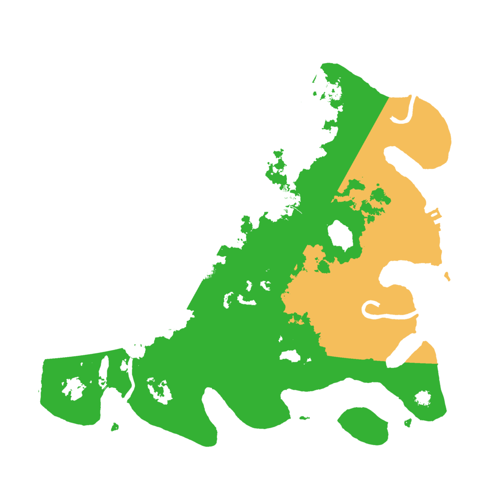 Biome Rust Map: Procedural Map, Size: 3000, Seed: 1323971499