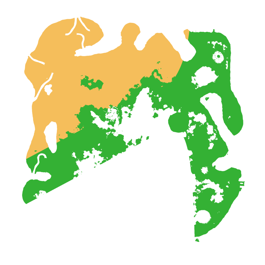 Biome Rust Map: Procedural Map, Size: 3500, Seed: 1518779