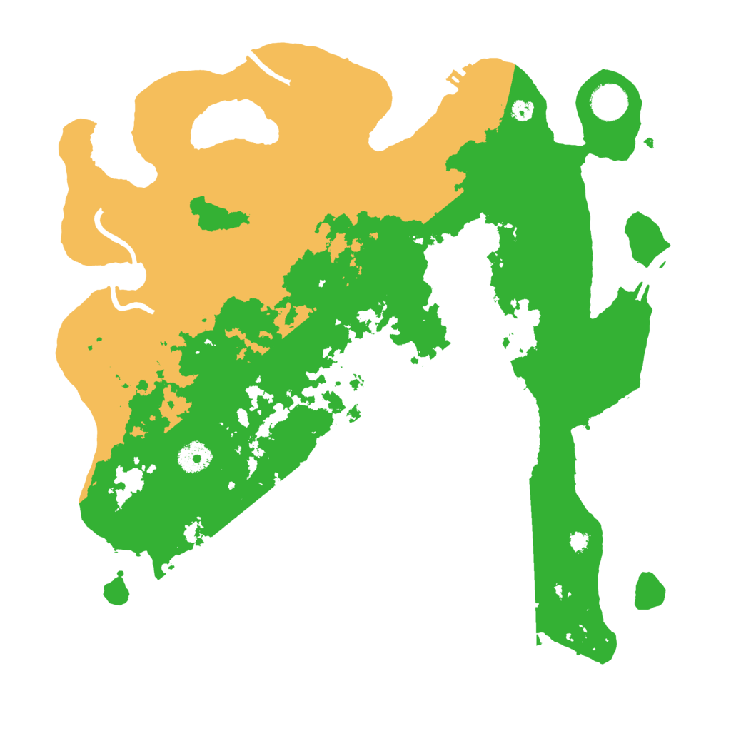 Biome Rust Map: Procedural Map, Size: 3500, Seed: 1049648
