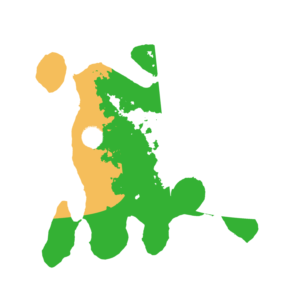 Biome Rust Map: Barren, Size: 2500, Seed: 2353515