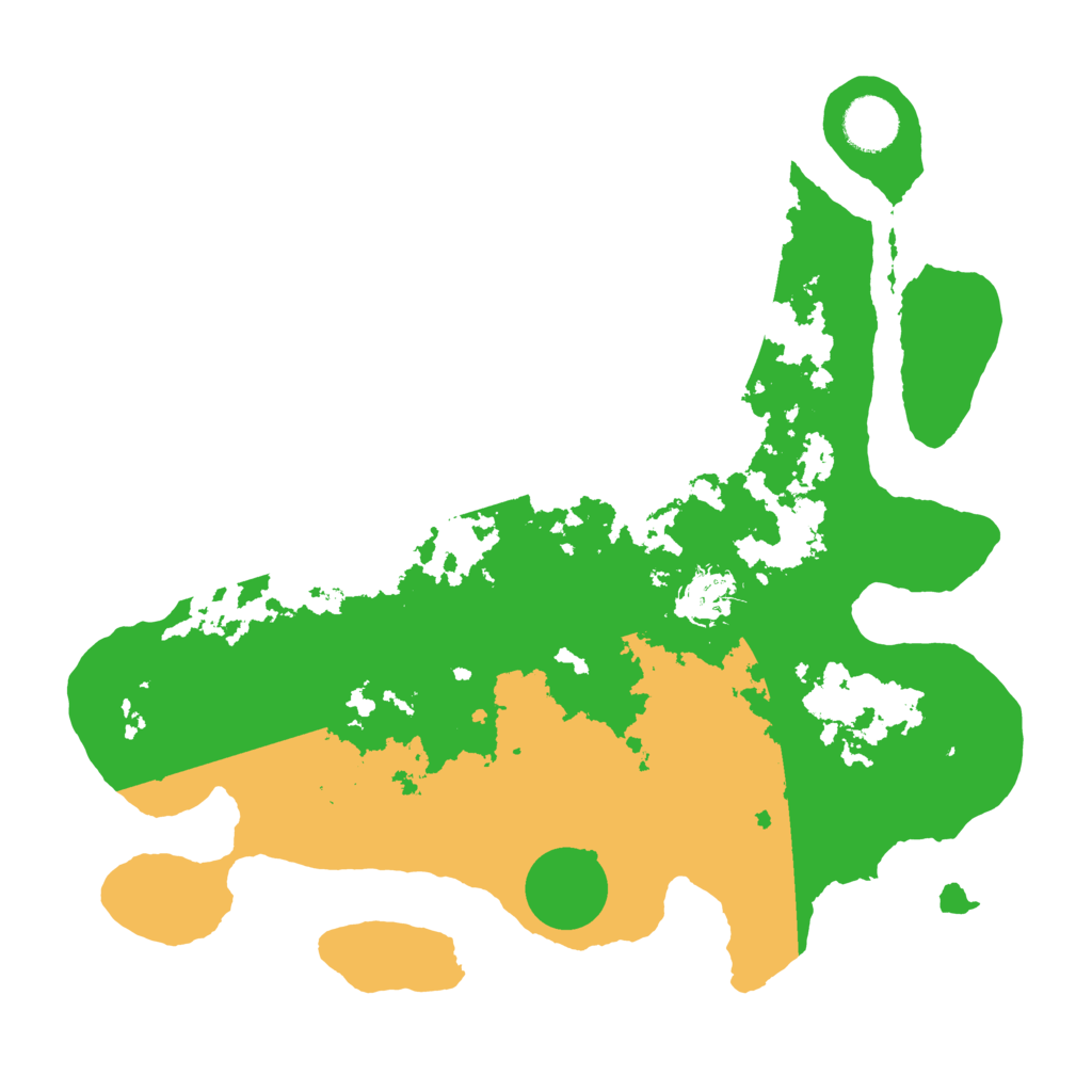 Biome Rust Map: Barren, Size: 3500, Seed: 1990719