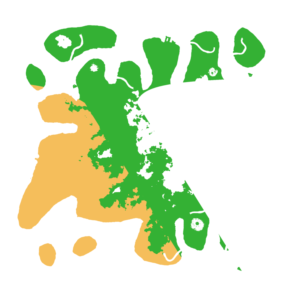 Biome Rust Map: Procedural Map, Size: 3500, Seed: 3302806