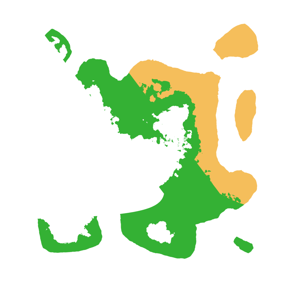 Biome Rust Map: Barren, Size: 2500, Seed: 1706539