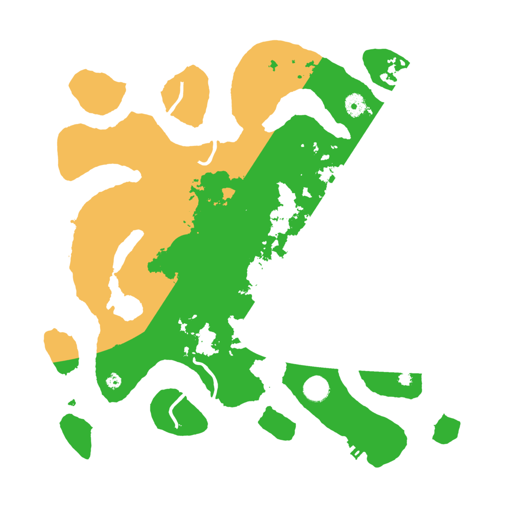 Biome Rust Map: Procedural Map, Size: 3500, Seed: 6453261