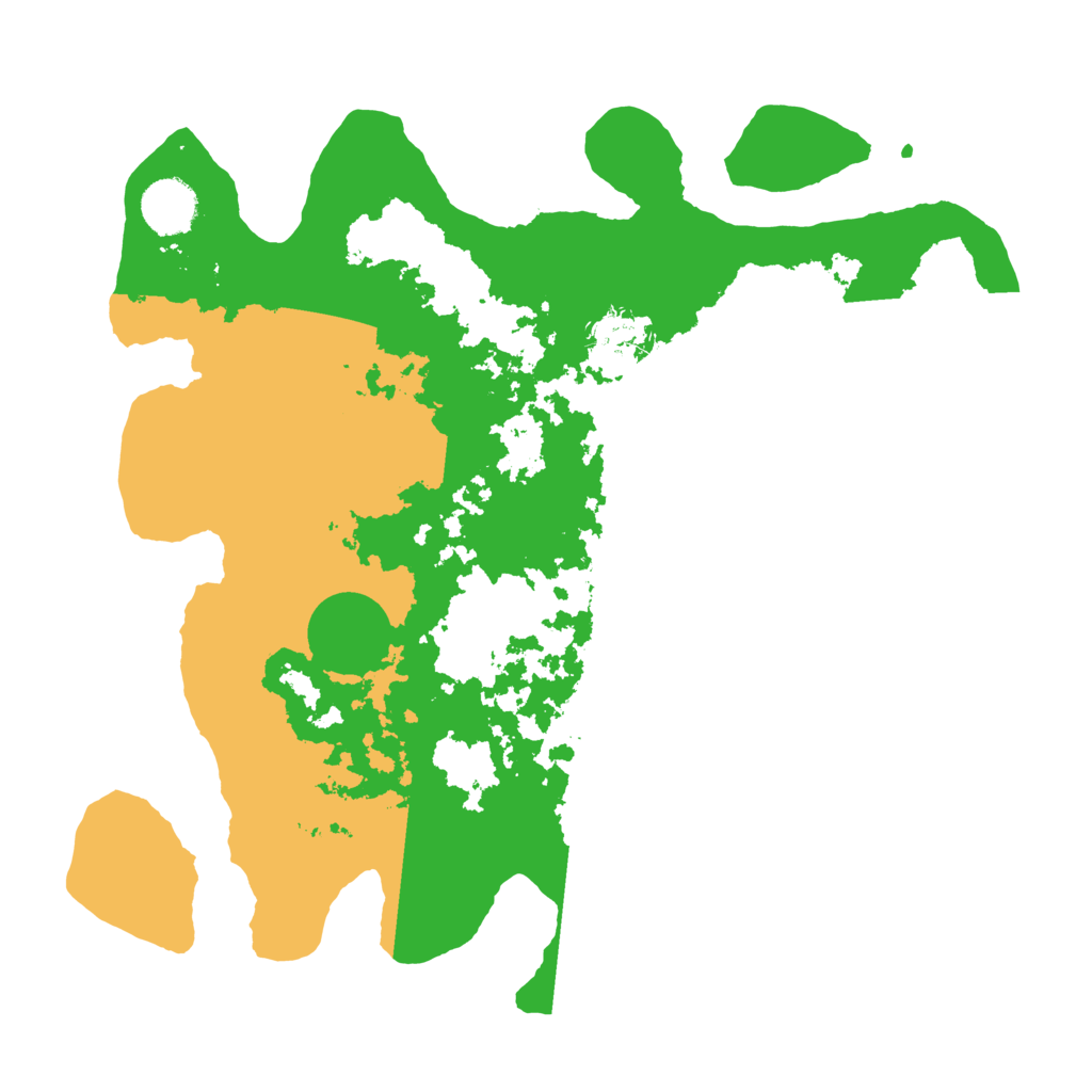 Biome Rust Map: Barren, Size: 3500, Seed: 5058478