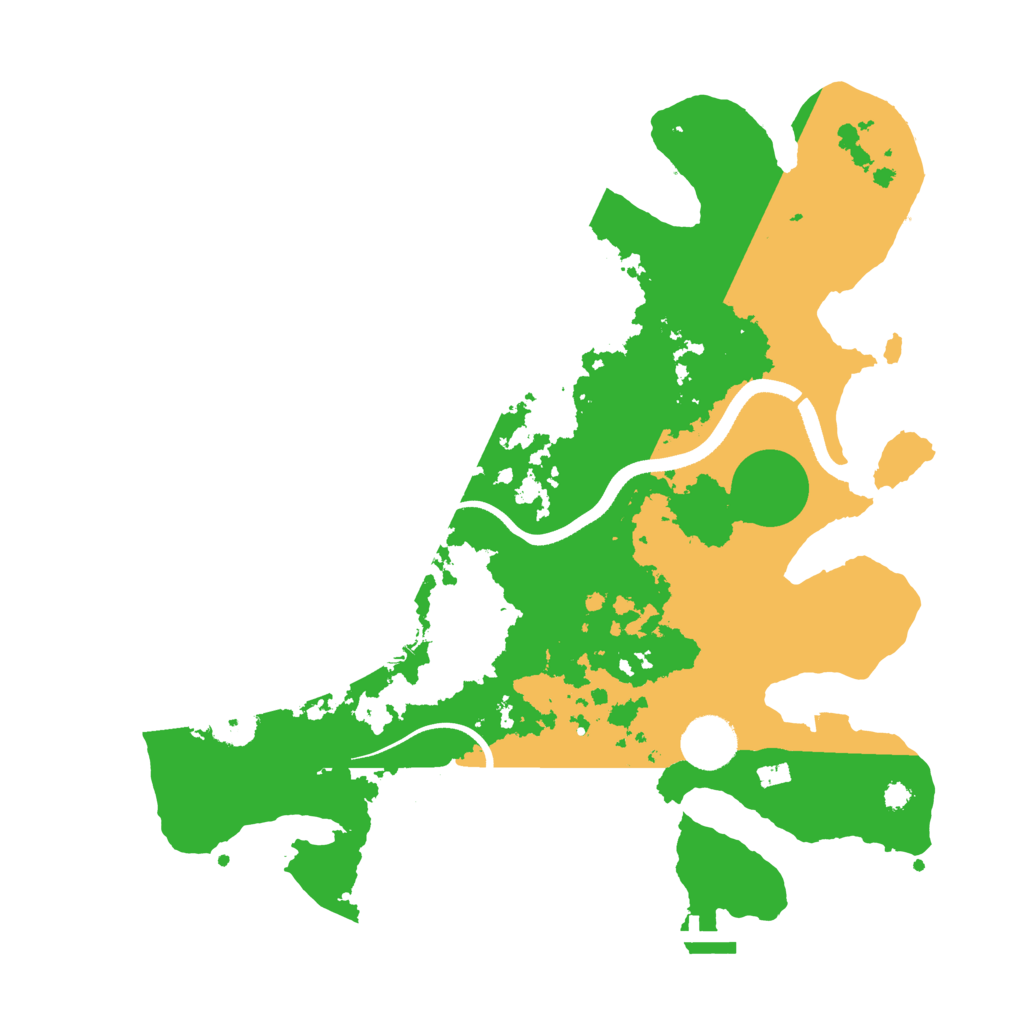 Biome Rust Map: Procedural Map, Size: 3500, Seed: 6145166
