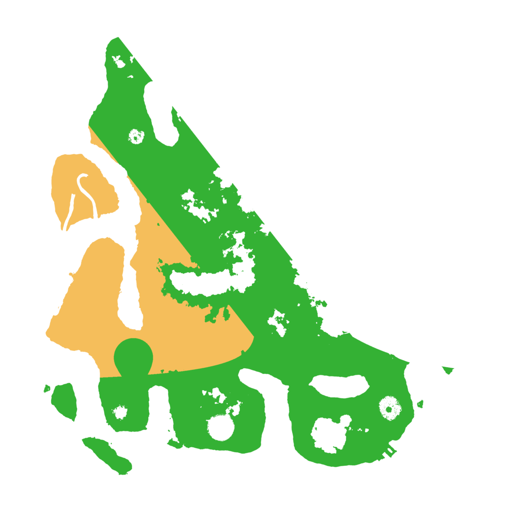 Biome Rust Map: Procedural Map, Size: 3500, Seed: 5347921