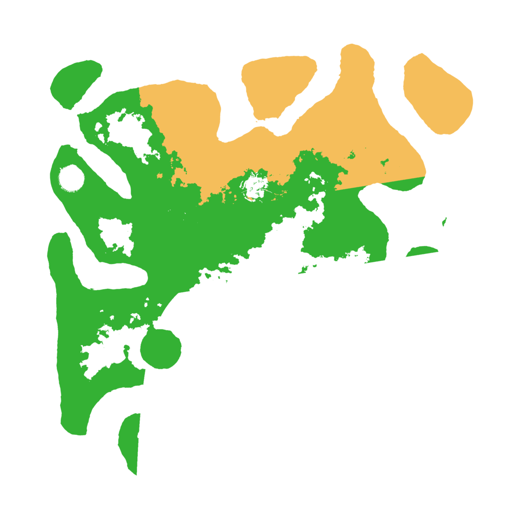 Biome Rust Map: Barren, Size: 3500, Seed: 1925157