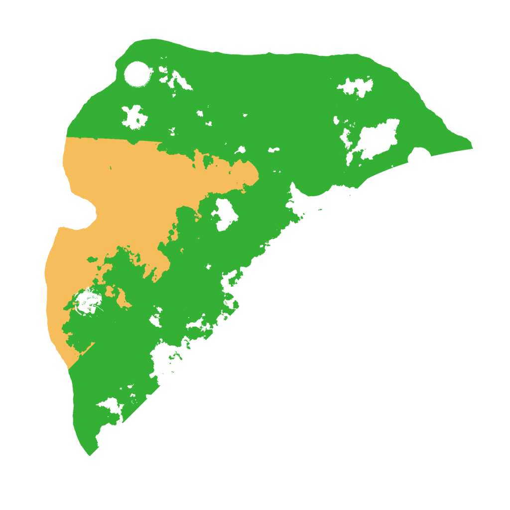 Biome Rust Map: Barren, Size: 3500, Seed: 2530836