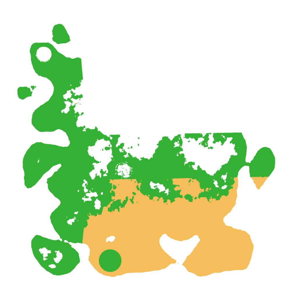 Biome Rust Map: Barren, Size: 3500, Seed: 5920490