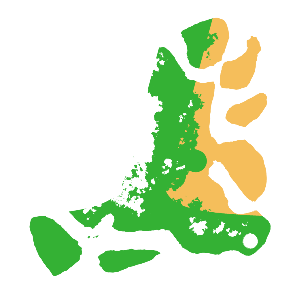 Biome Rust Map: Barren, Size: 3500, Seed: 2677269