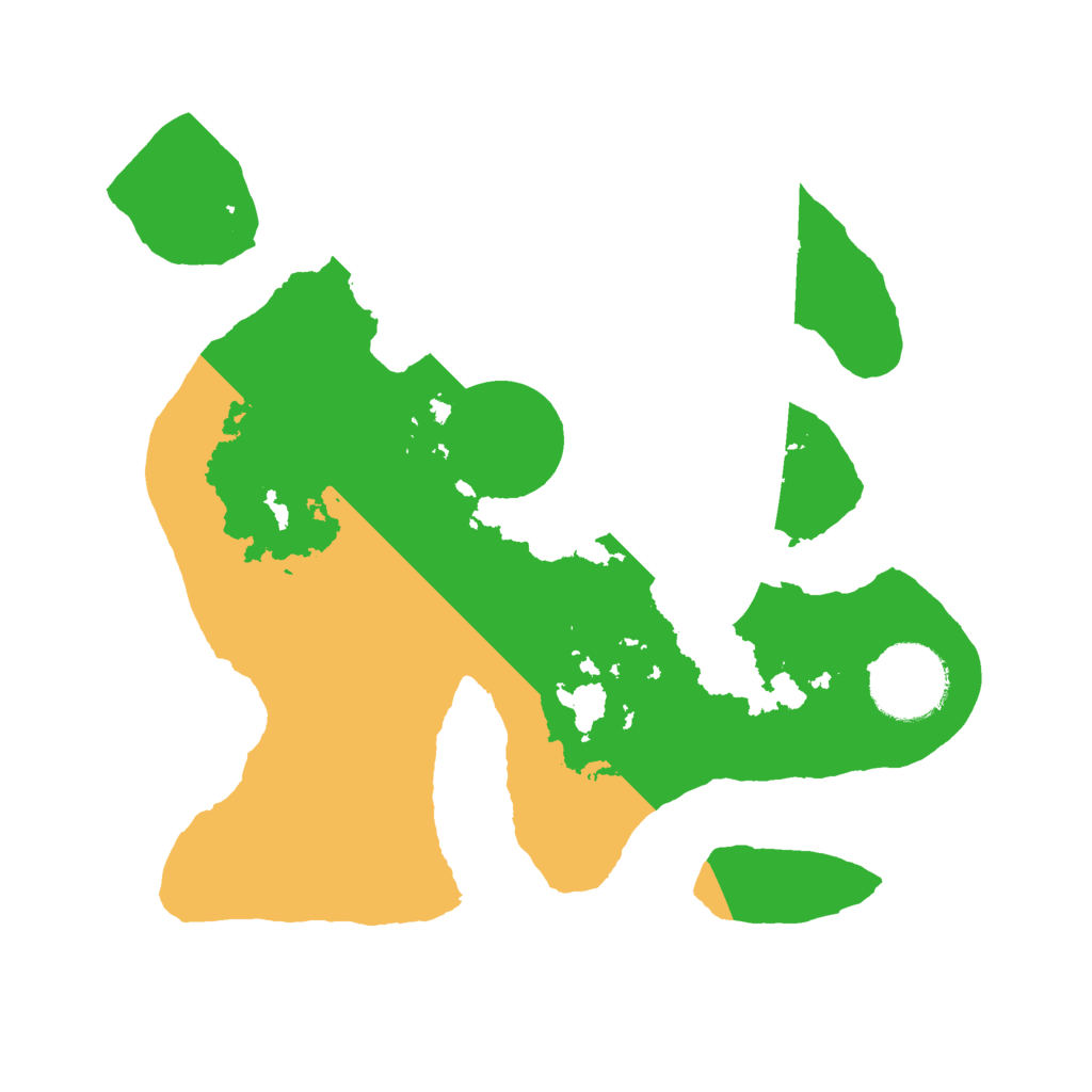 Biome Rust Map: Barren, Size: 2500, Seed: 5822332